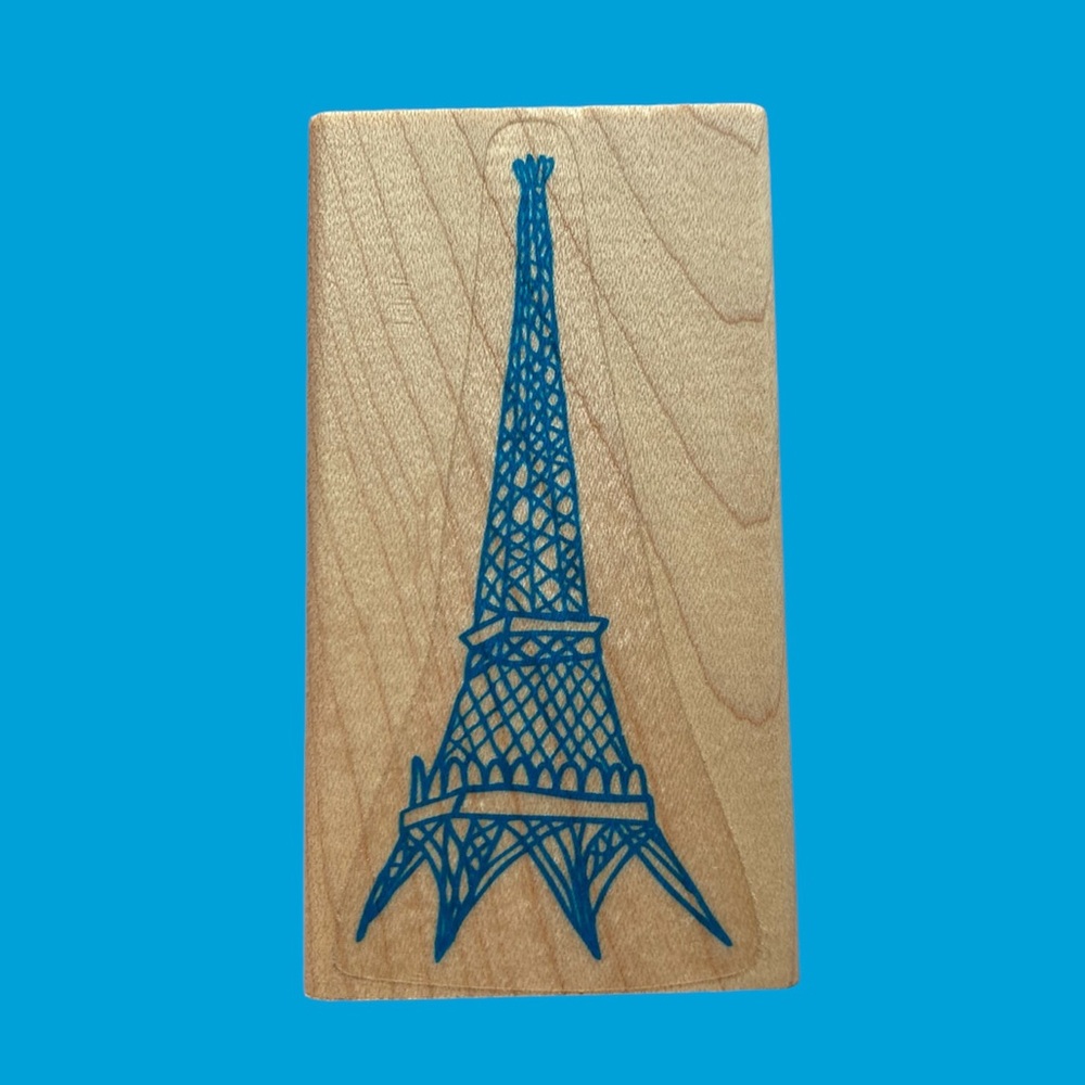 « Eiffel Tower’s » Wood Mounted Rubber Stamp